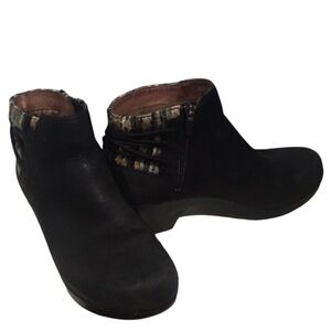 Dansko Leather Clogs Zip Ankle Boots Shoes 39